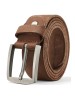 VRLEGEND 100% Genuine Leather Belt for Men Vintage Style with Gift Box Package,Custom Engraving Available